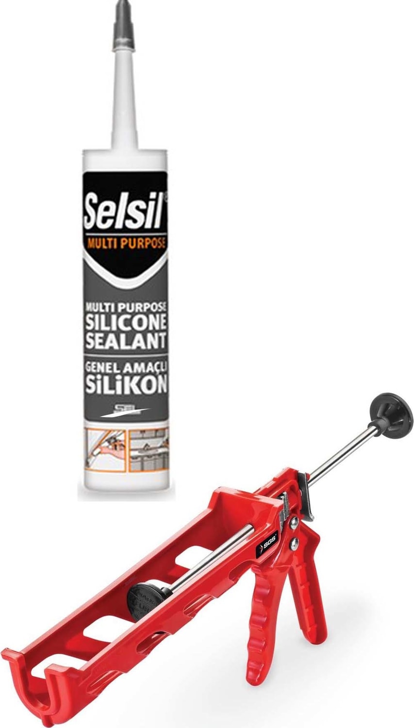 Şeffaf Silikon ve Silikon Tabancası