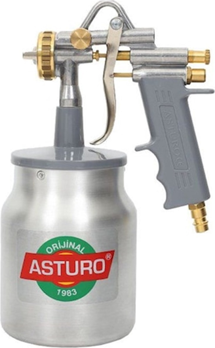 G-70 2.2mm Alttan Depo Boya Tabancası Metal Depo