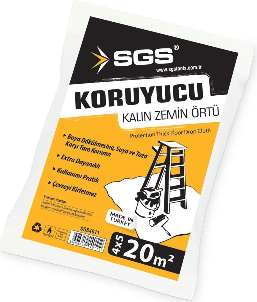 SGS Kalın Zemin Örtüsü 30M2 &  Koruyucu Hışır Örtü 30M2