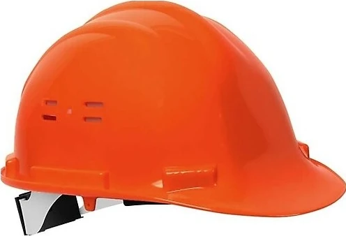 Vidalı Baret Ge 1548 Turuncu (Hava Delikli+Kulaklık Takılabilir)