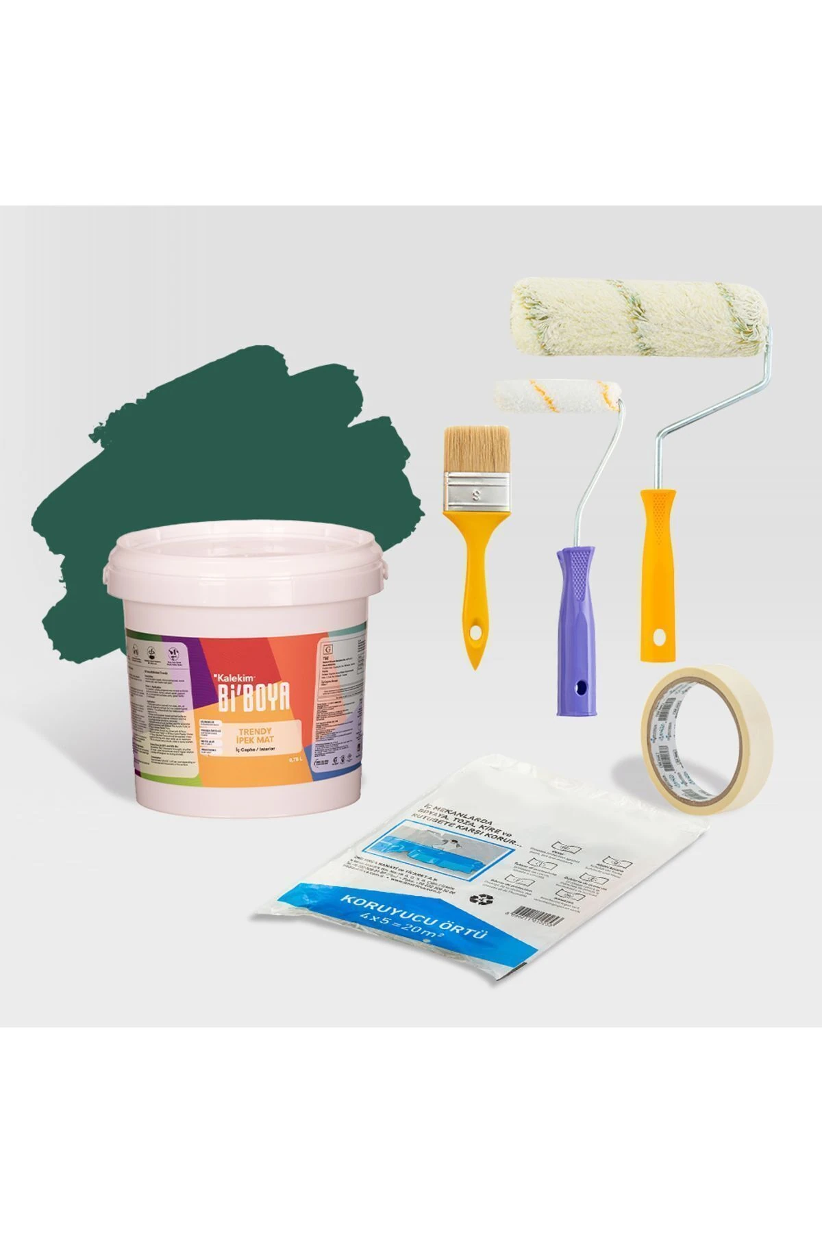 Tek Duvar Boyama Seti Nehir