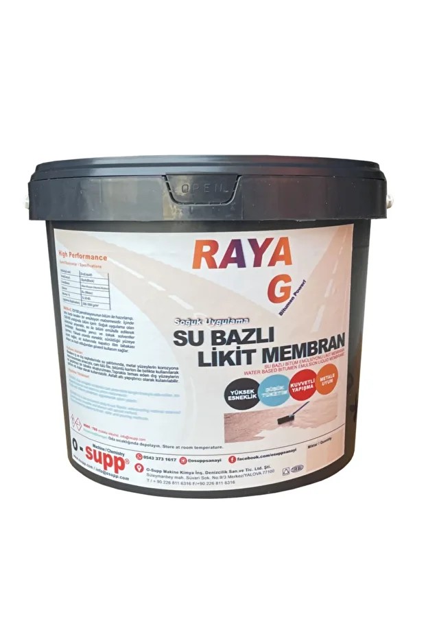 Osupp Raya-g Su Bazlı Likit Membran 17 Kg Izolasyon
