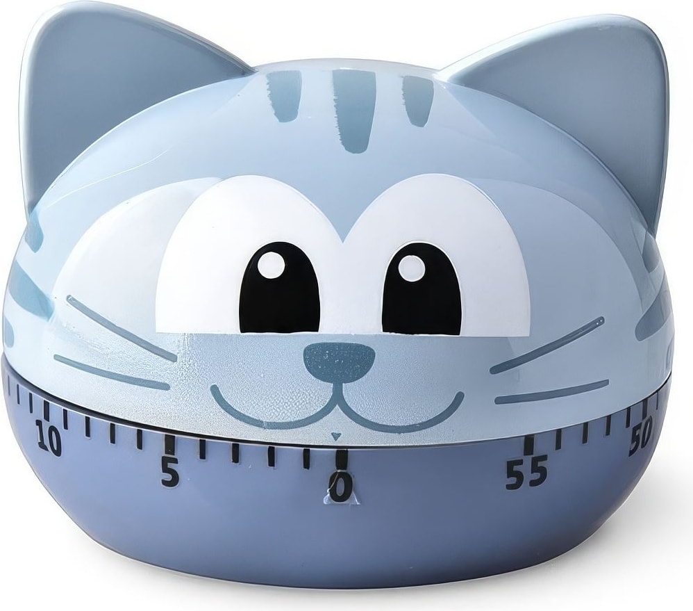 Kedi Model Mekanik Mutfak Zamanlayıcı Timer Çocuklar Için THR382
