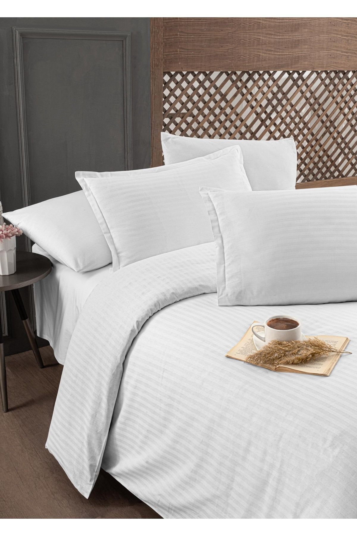 6 PARÇA %100 LÜKS COTTON, PAMUK  INFINITY POPLİN ÇİFT KİŞİLİK NEVRESİM TAKIMI