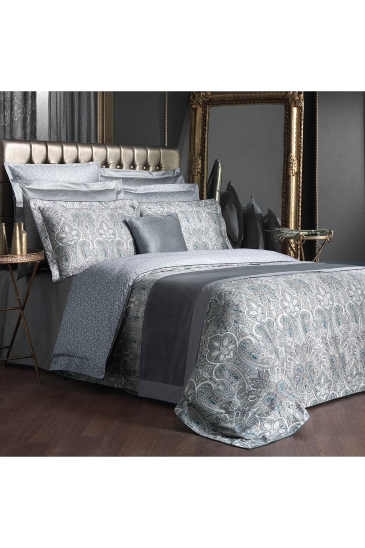 Saten King Size Nevresim Takımı