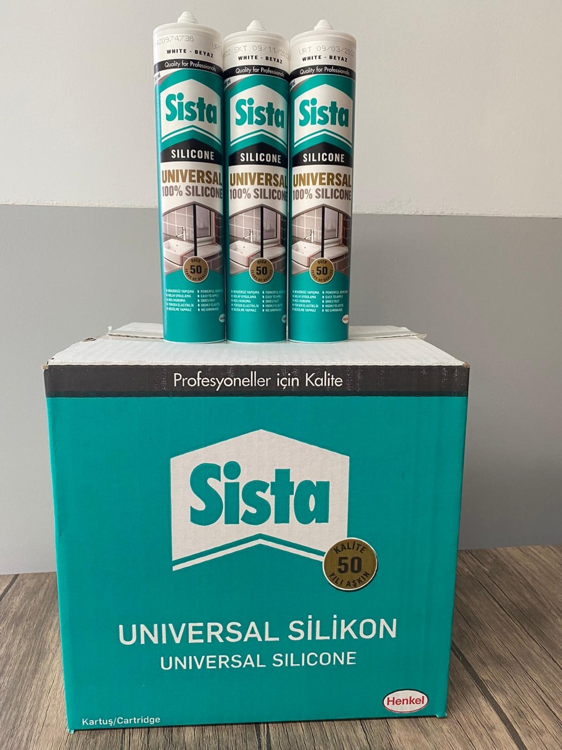 Sista Universal %100 Silikon Beyaz 280 ml 20'li Koli