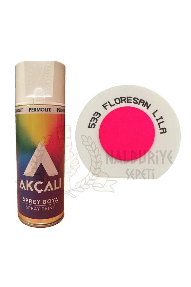 Akrilik Sprey Boya Floresan Li?la Pembe 400 Ml - 533