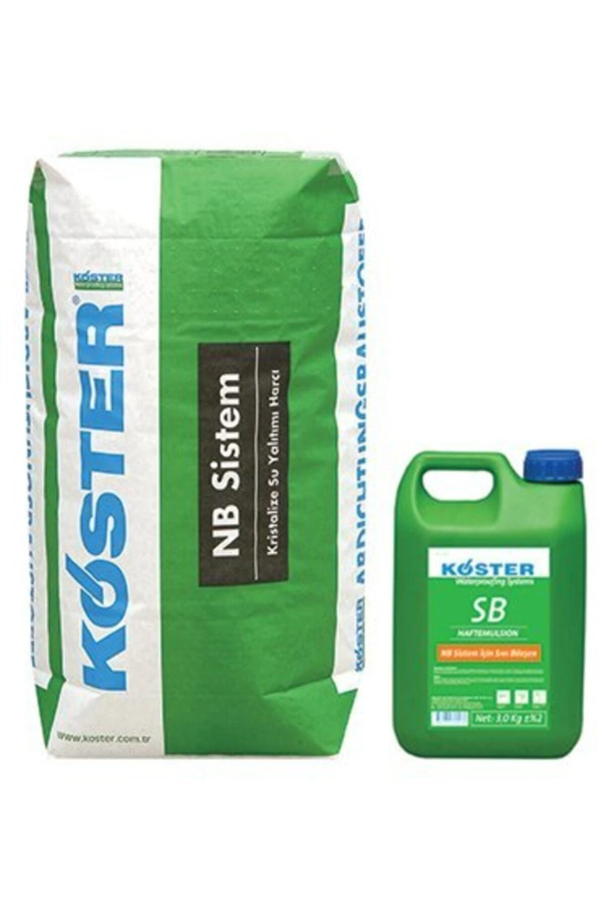 Nb Sistem Kristalize Çimento Esaslı Su Yalıtım Harcı Izolasyon Malzemesi 28 kg