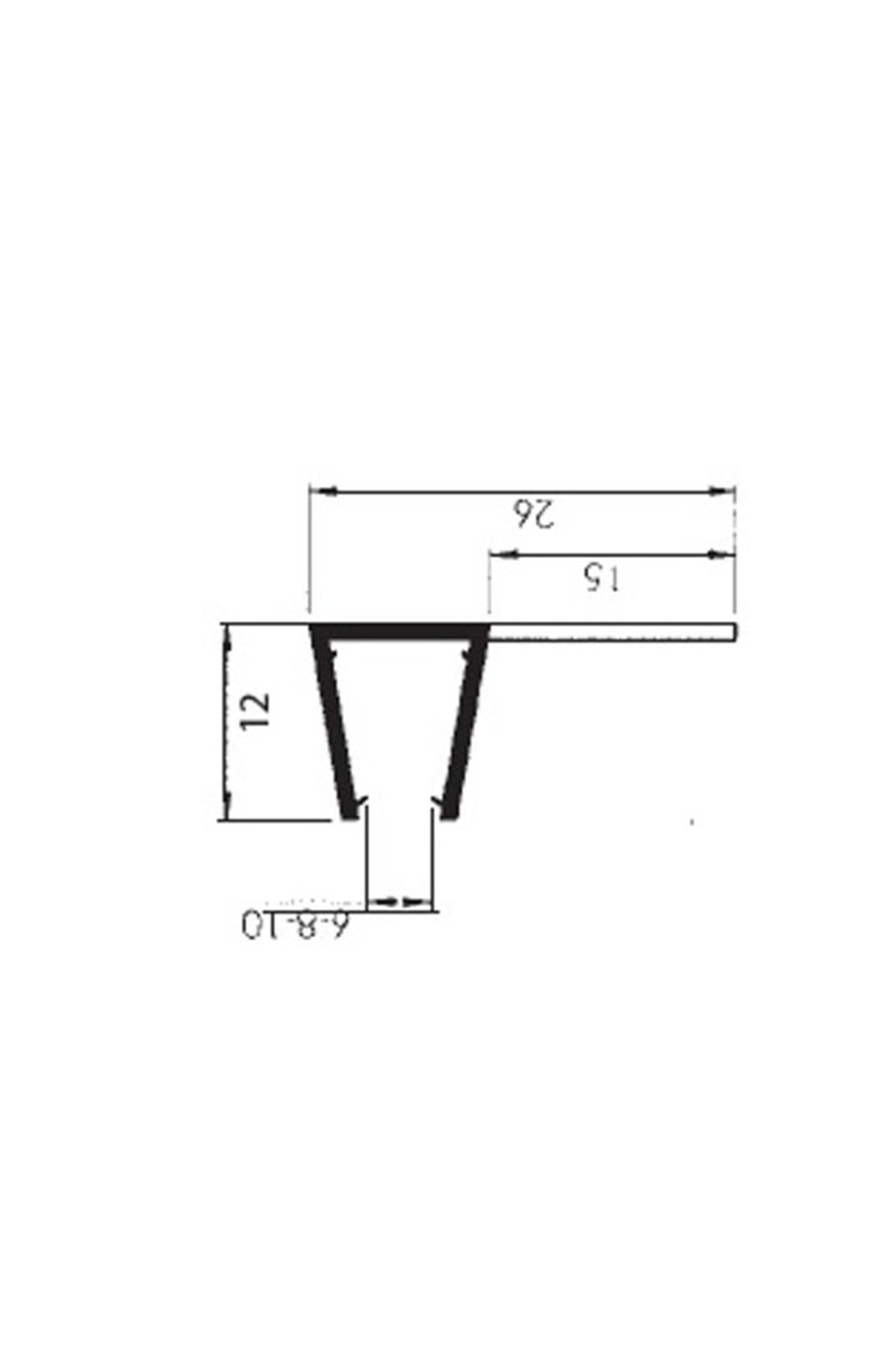 Fitili Temper Cam 4mm, 5mm Ve 6mm Uyumlu Duşakabin Mıknatıslı Suluk