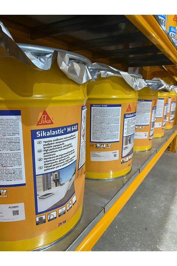 lastic M640 Tek bileşenli, likit uygulamalı, poliüretan esaslı, su yalıtım membranı Beyaz 25Kg