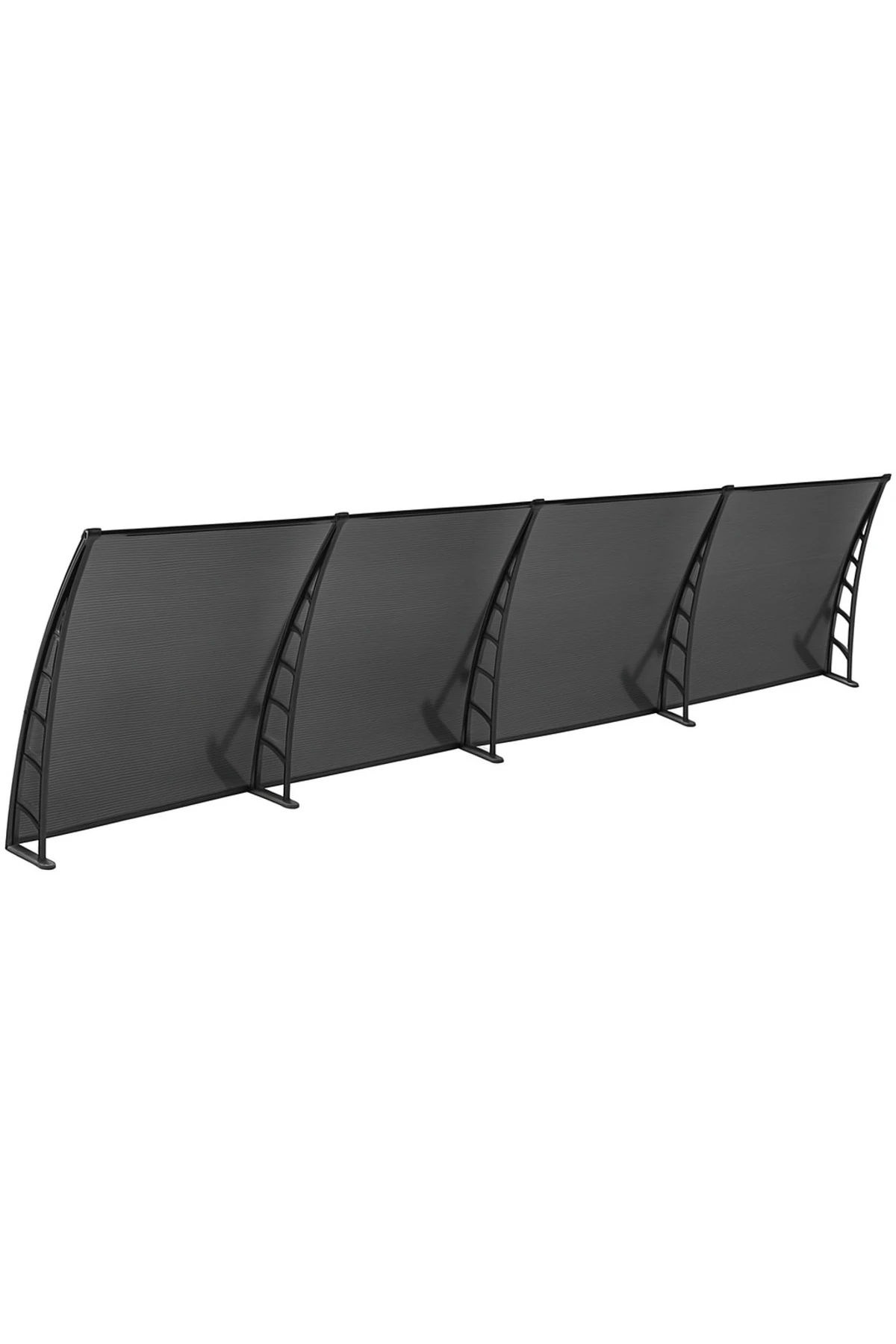 LOTUS Kapı Pencere Üstü Pratik Sundurma 70X480 - Siyah