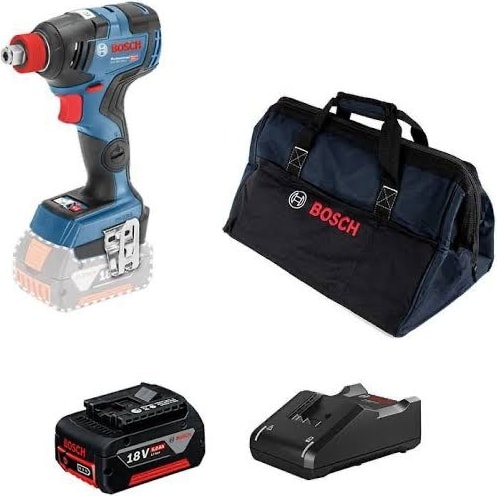 Akülü Darbeli Somun Sıkma Gdx 18V-200 C + 1 X4 Ah Akü + Şarj Aleti + Çanta