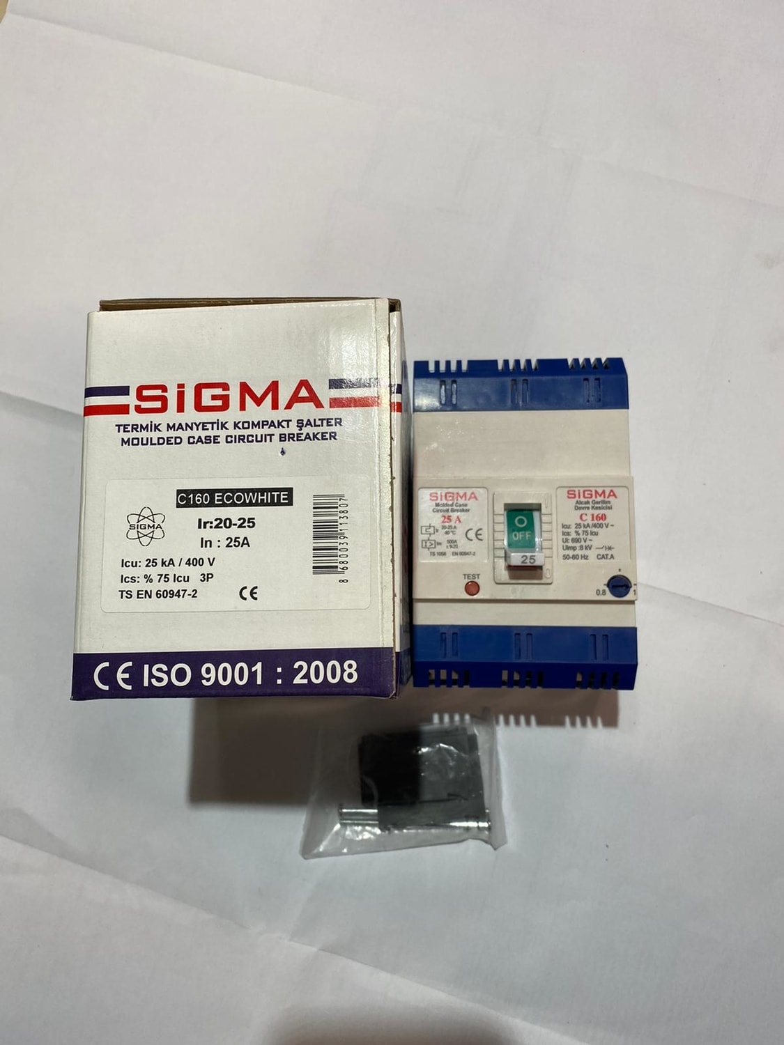 3C16025 3p 25 A 25 Ka Ayarlı Tmş Kompak Şalter