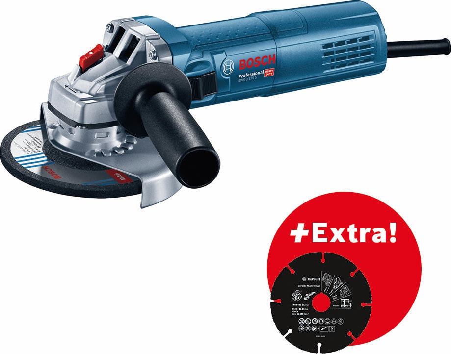 BOSCH GWS 9-125 S Devir Ayarlı Professional Taşlama Makinesi + Tungsten karbür Multiwheel kesme diski