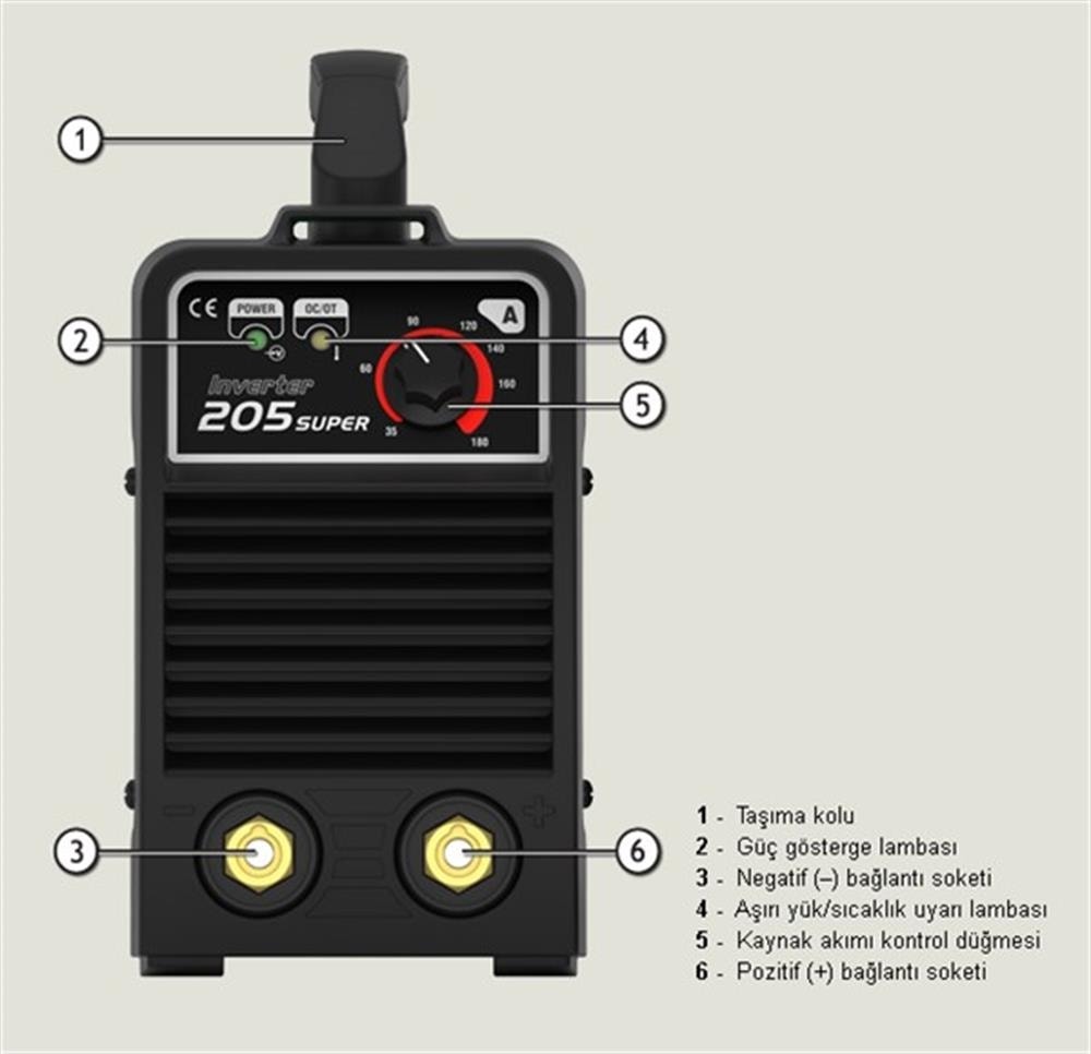 Inverter 205 Super Kaynak Makinası