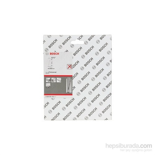 BOSCH - Elmas Kuru Karot Ucu G 1/2" - 152 Mm, 150 Mm, 7 Segmente, 7 Mm