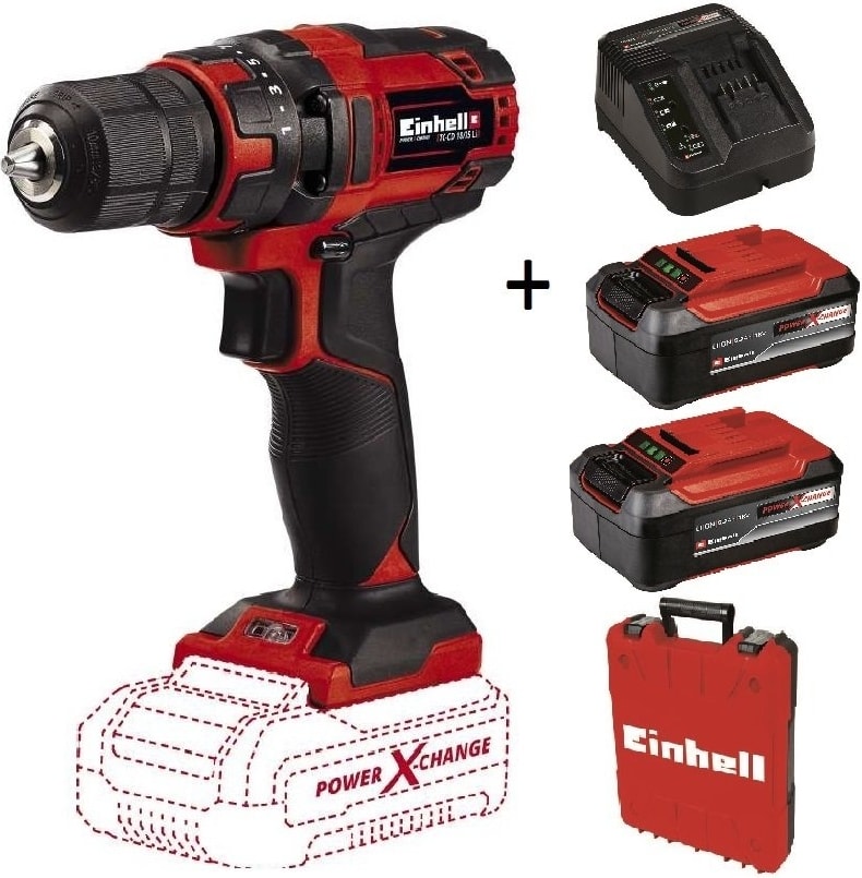 Tc-Cd 18/35 Li (2x5.2 Ah Plus Starter Kit) 18 V Akülü Vidalama Matkap Çantalı