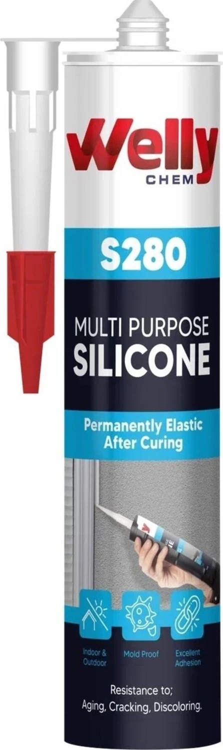 Welly Chem A280 Genel Amaçlı Silikon 280GR Şeffaf