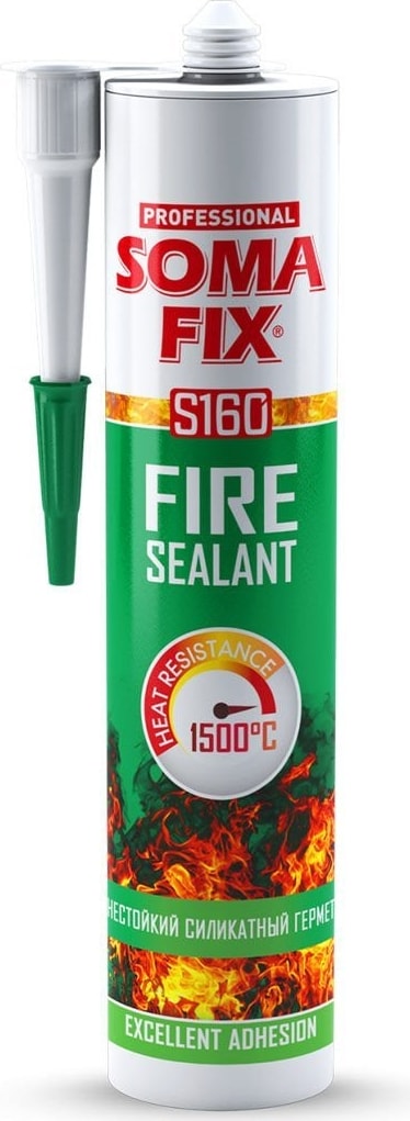 Isı Mastiği 1500C Siyah  S160 310ML 600GR