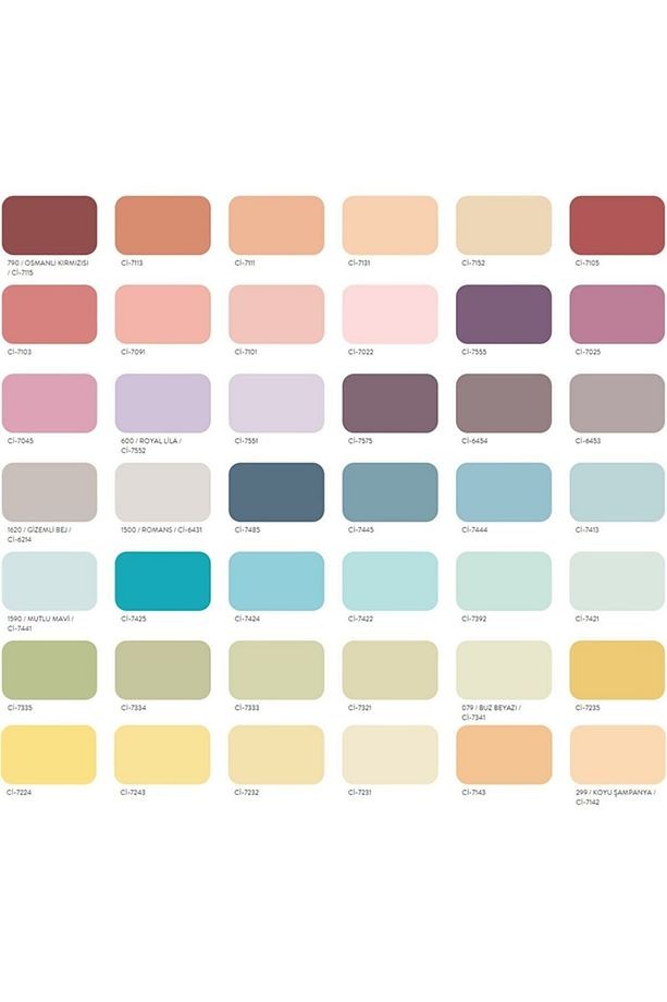Perla Silikonlu Mat Iç Cephe Boyası 20 Kg Ci7022 Elegan Pembe