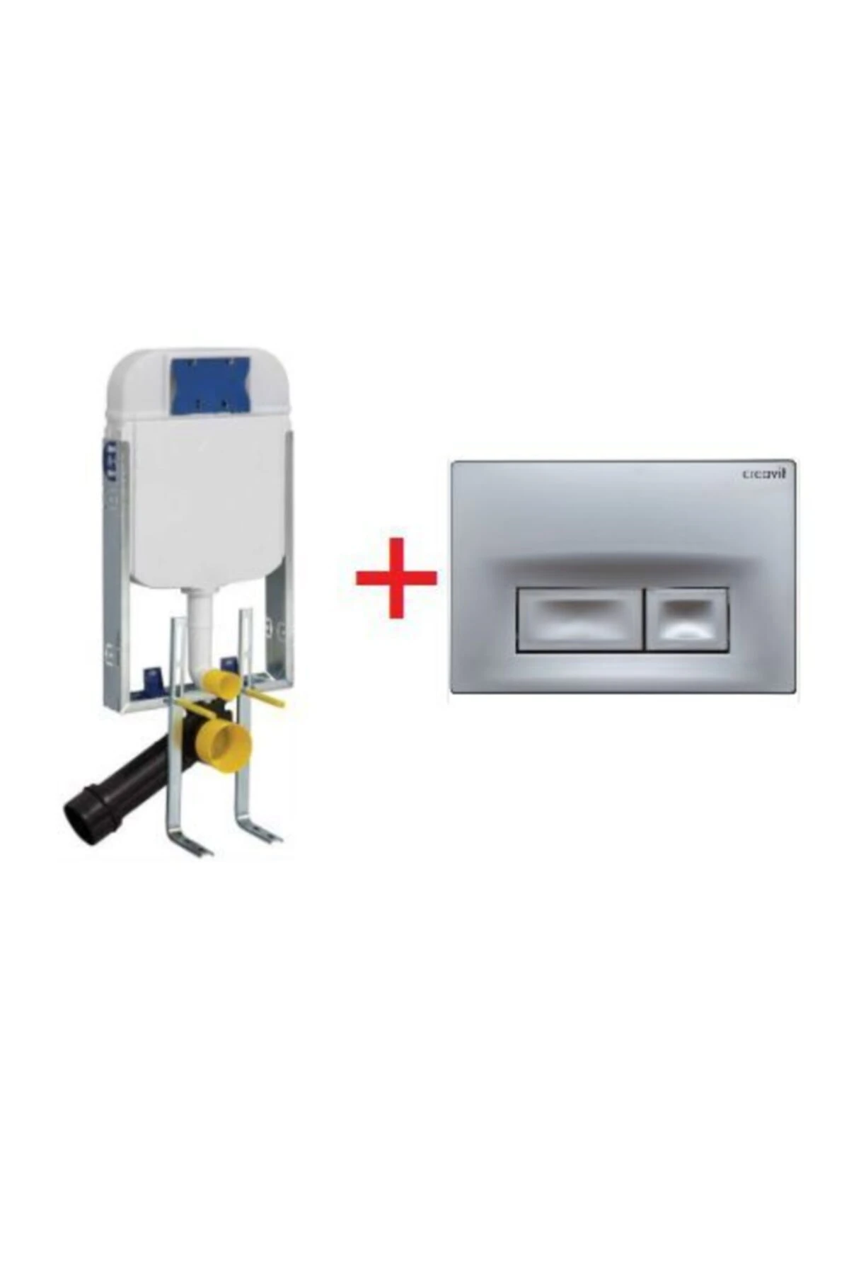 2'li Set Gömme Rezervuar Seti 8 Cm Gr5001+gp3002.00