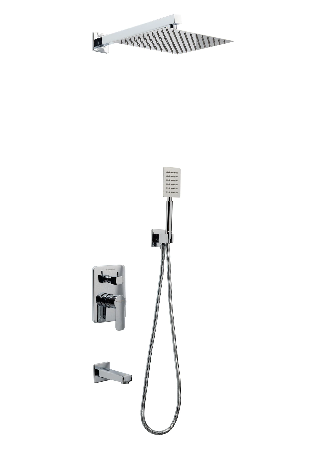 Ankastre Kare Duş Seti – Yağmur Başlıklı Duş Sistemi