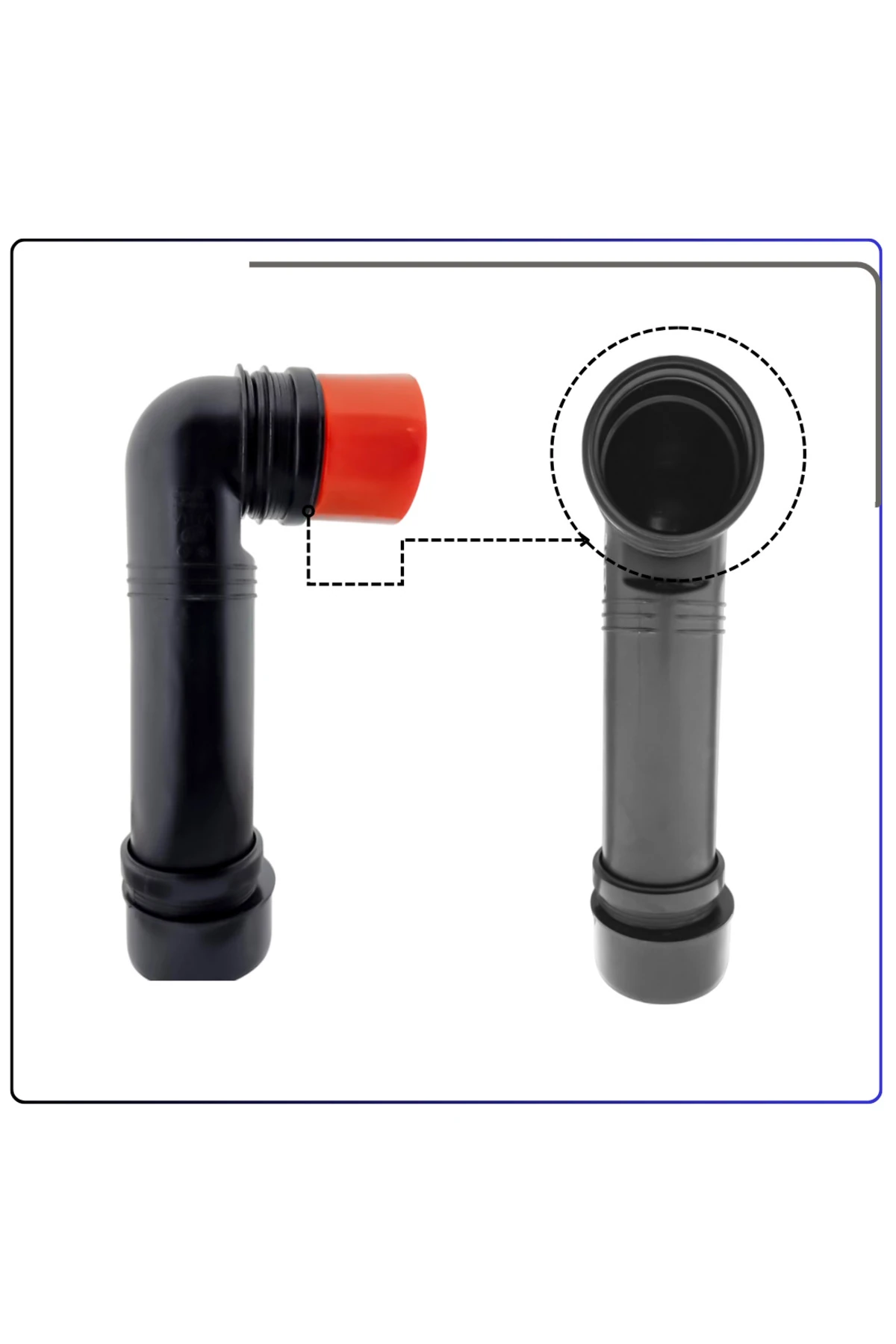 437420YP Gömme Rez Atık Su Dirsek Grubu Ø90