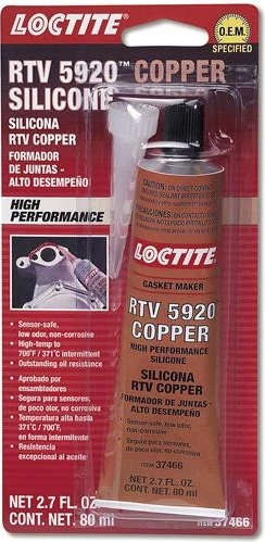 Sı 5920 Isıya Dayanıklı Süper Bakır Silikon Conta Sızdırmazlık Ürünü 80 Gr/ml