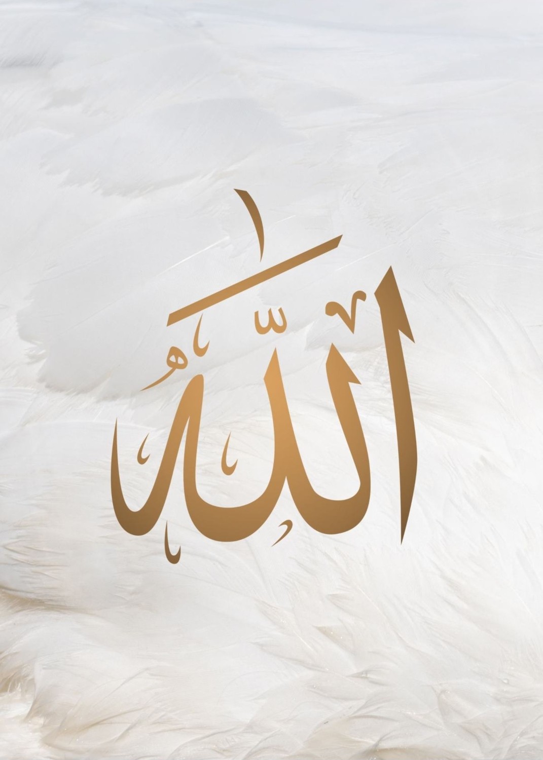 beyaz-Gold Allah-Felak-Muhammed Islami Kombini |çerçeveli Cam Tablo 3lü Dikey