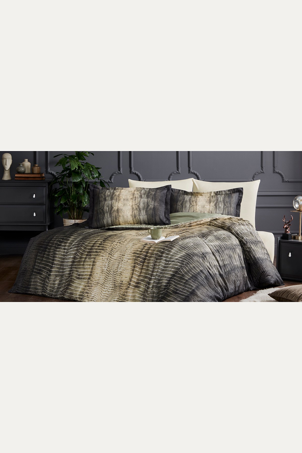 Verde Çift Kişilik Soft Life Saten Nevresim Takımı