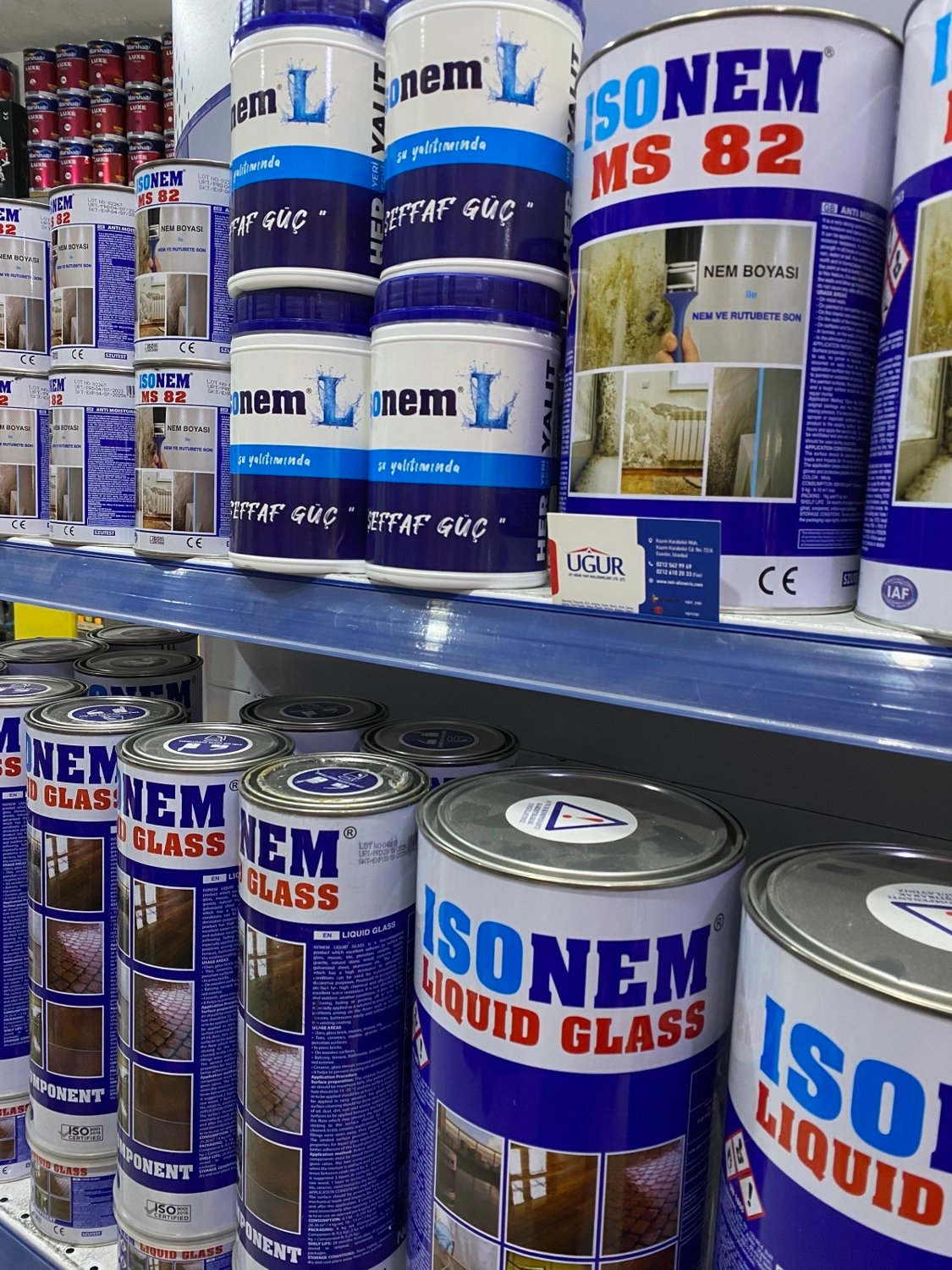 L Şeffaf Güç-Su Yalıtımı 1 kg Şeffaf Su Yalıtım Boyası + Epoksi Rulo + Fırça + Hışır Örtü