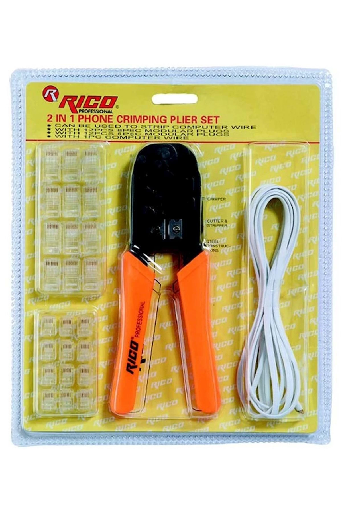 001-rc0871 Telefoncu Bilgisayarcı Kablo Pensesi Seti Takımı