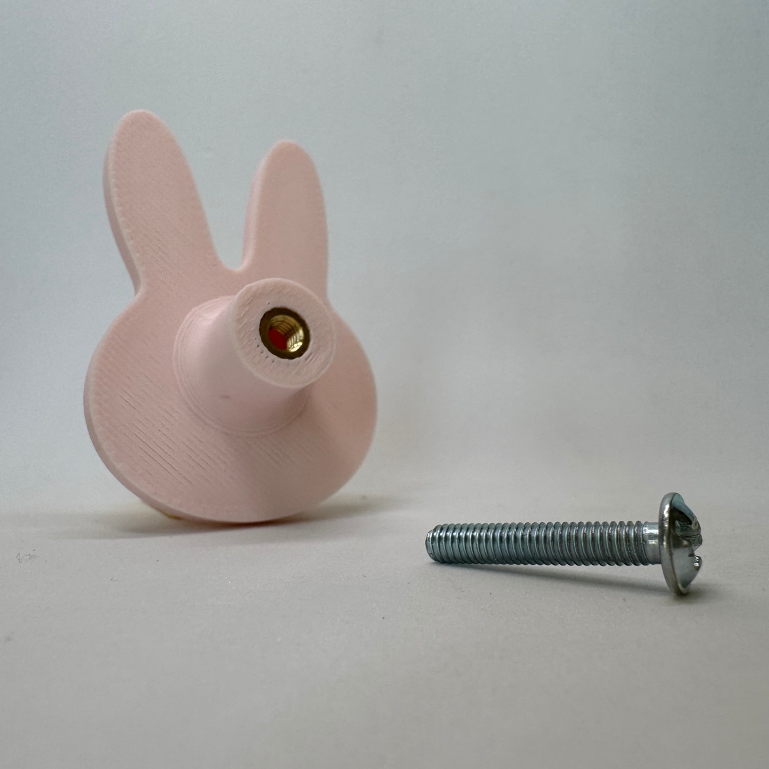 pembe Tavşan Dolap Kulpu - Çocuk Odası, Mutfak ve Banyo Için , Sevimli ve Dayanıklı Mobilya Kulp, Dh