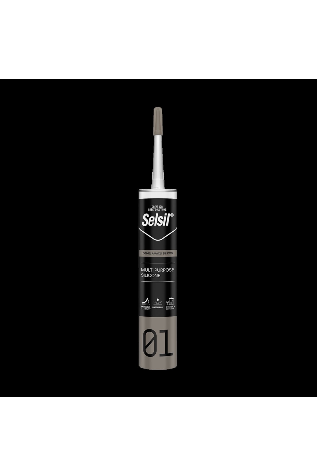 SELSİL Genel Amaçlı Silikon 280gr - Beyaz