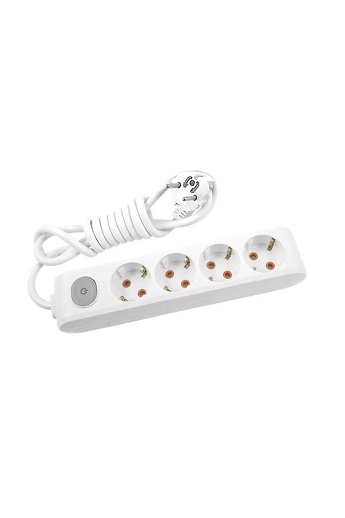 Multilet Dörtlü Priz Anahtar Topraklı Kablolu Ç.K. 2 Mt 90117402