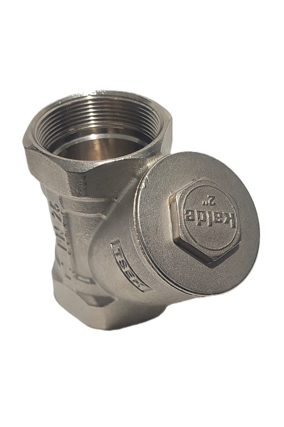 2" Sarı / Krom Pislik Tutucu Su Filtresi Dn50 - Threaded Strainer