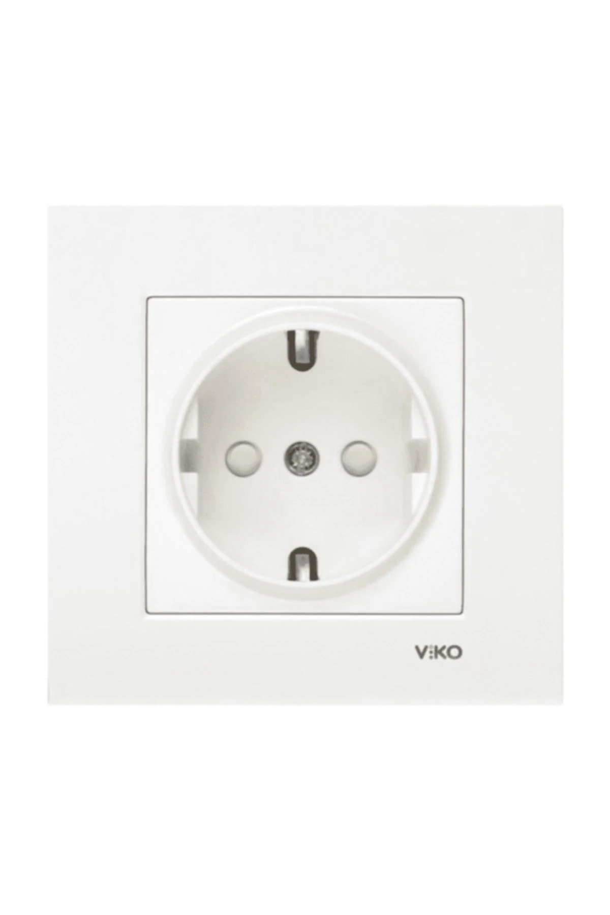 Viko Karre Topraklı Çocuk Korumalı Priz - Beyaz