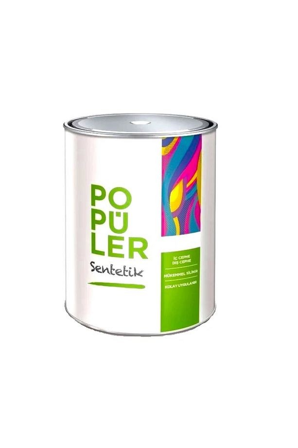 Popüler Sentetik Yağlı Boya 1,9litre(2,5KG.)-karayel