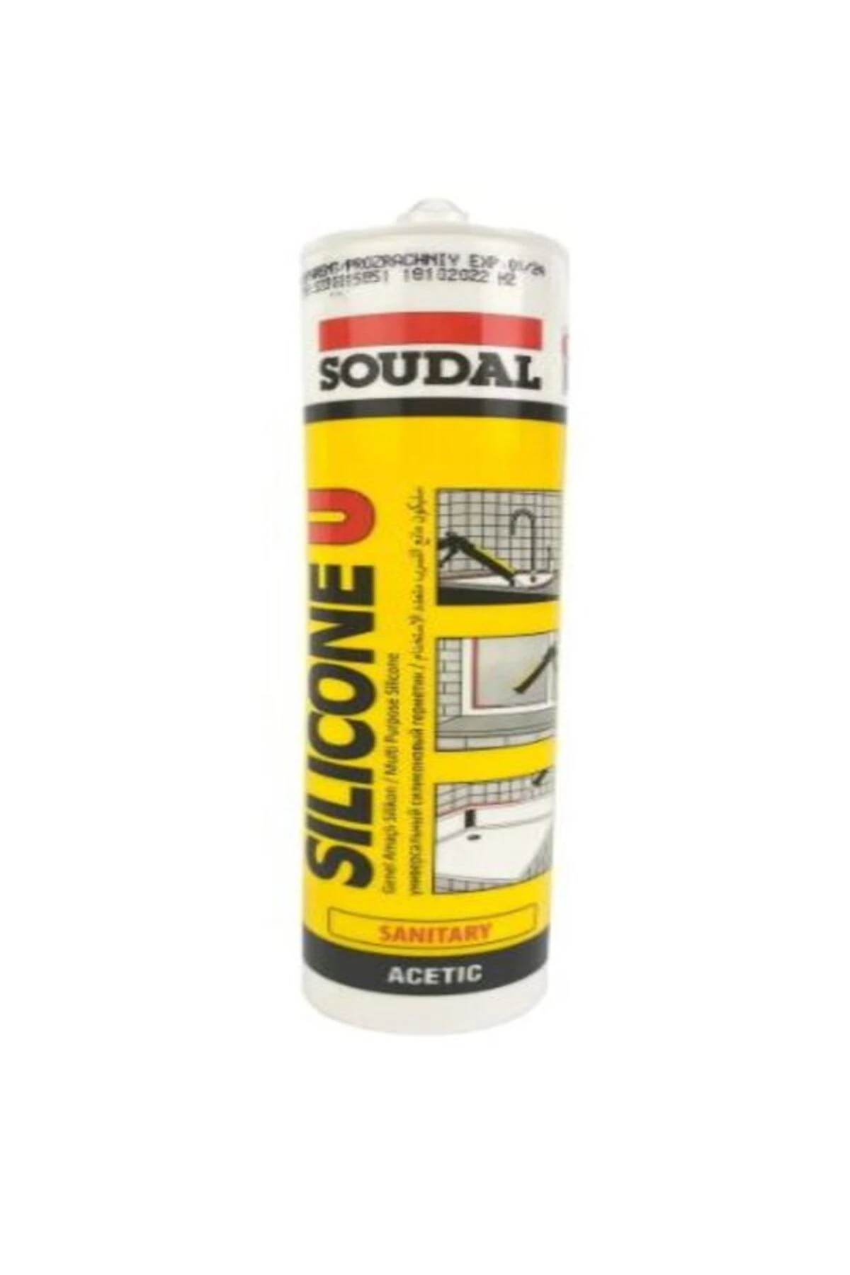 SİLİKON ŞEFFAF (SOUDAL) 1 ADET
