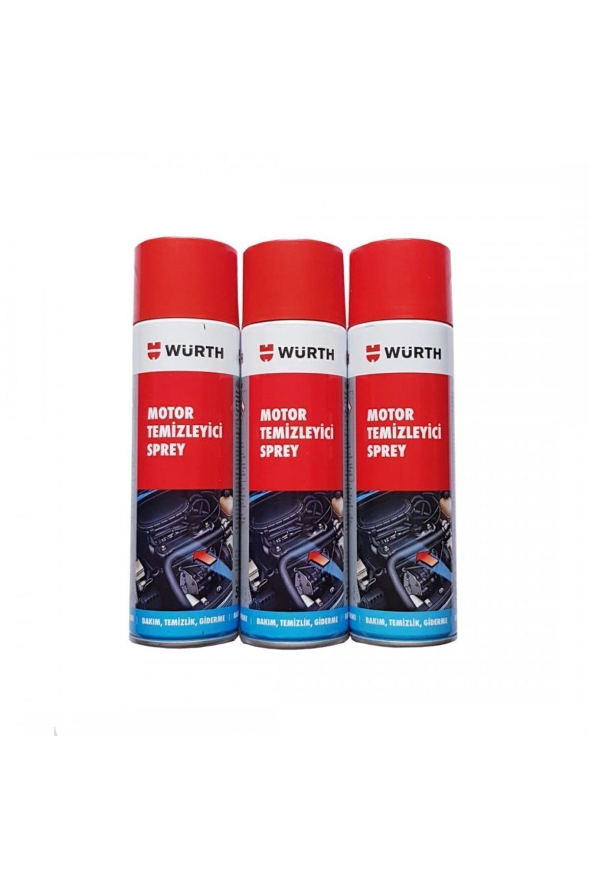 Motor Temizleme Spreyi 500 ml ( 3 Lü Set)