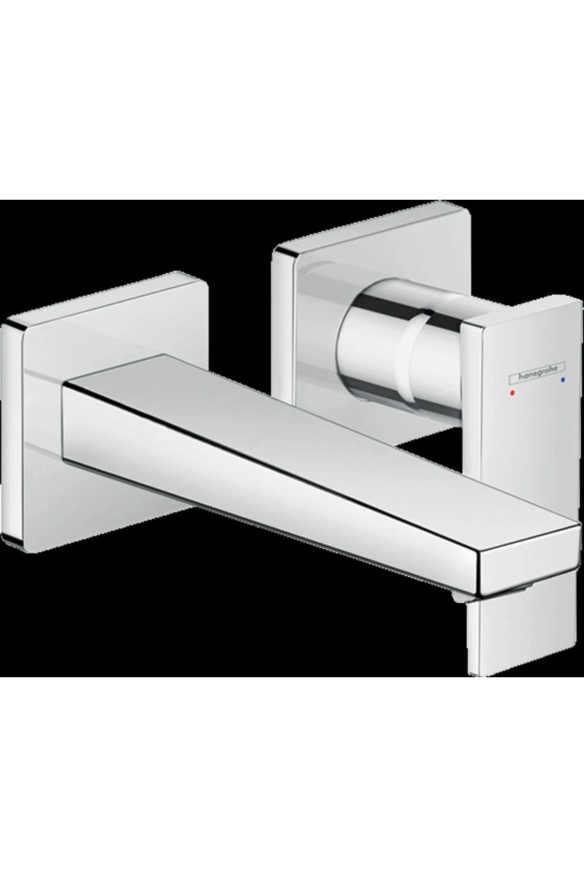 Metropol Tek Kollu Lavabo Bataryası Krom Loop Volan, Ankastre Duvara Monte, 16.5 Cm Gaga I