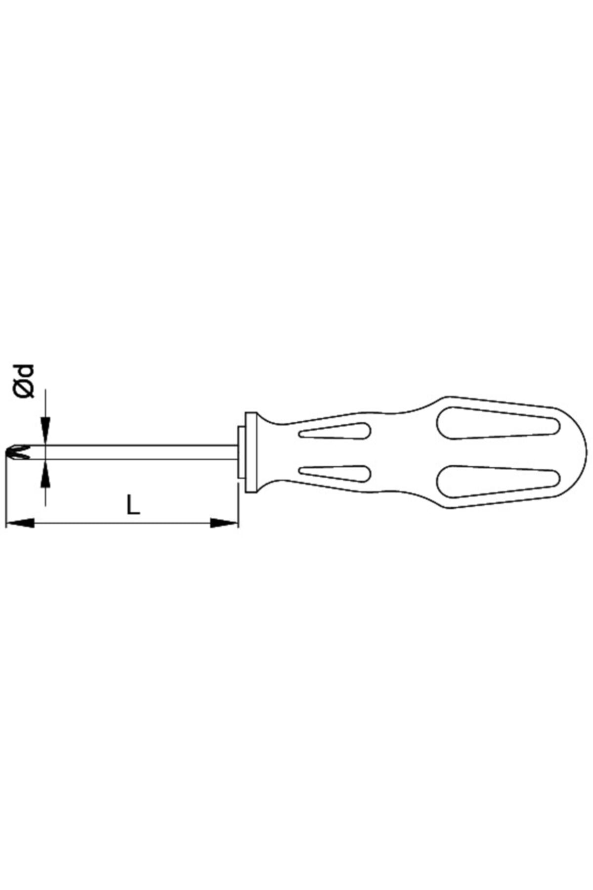 CETA FORM 4200/31m Torex Yıldız Uçlu Tornavida Ph0x80 Mm