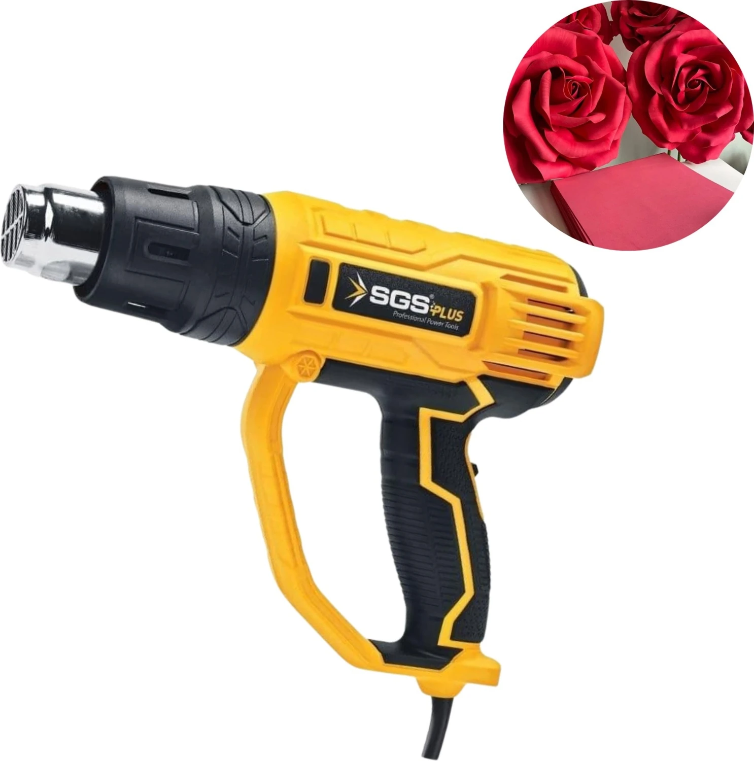 Sgs 2000W Sıcak Hava Tabancası (5125) – Eva Çiçek Yapım, Boya Sökme, Boru Bükme ve Isıtma Aracı