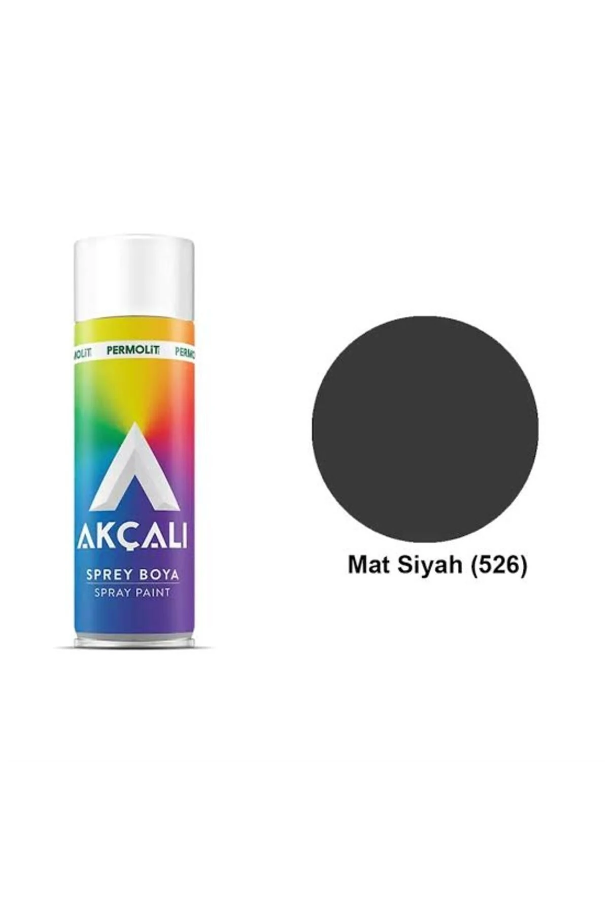 526 400 ml Mat Siyah Sprey Boya