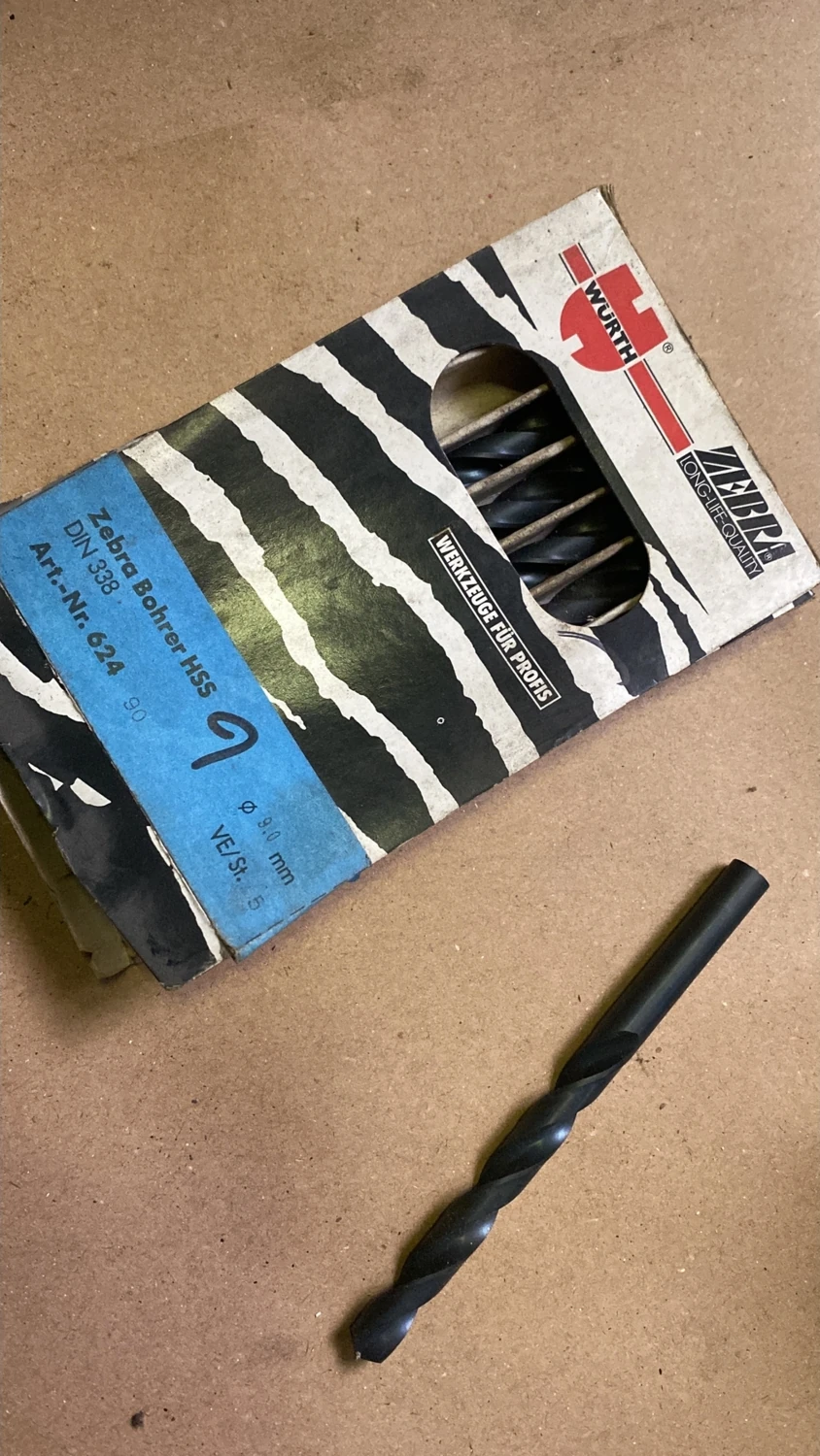 Zebra Matkap Ucu 9 mm Hss Demir - Çelik - Metal - Aliminyum 1 Adet