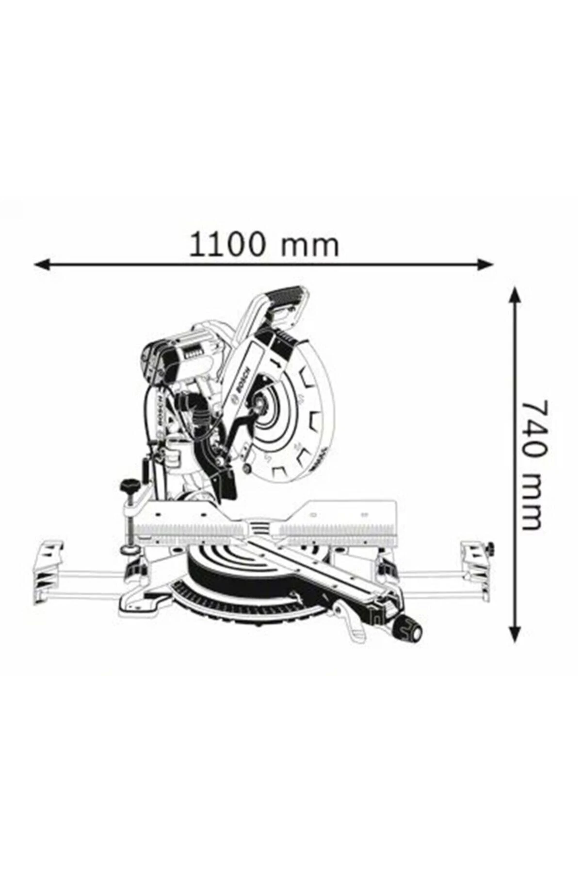 Gcm 12 Gdl 2000 W Profesyonel Gönye Kesme Makinesi