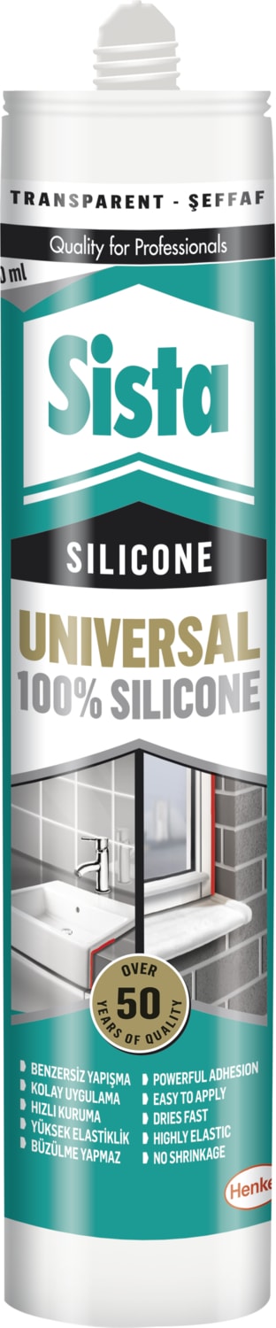 Universal Silikon Şeffaf 280 ml
