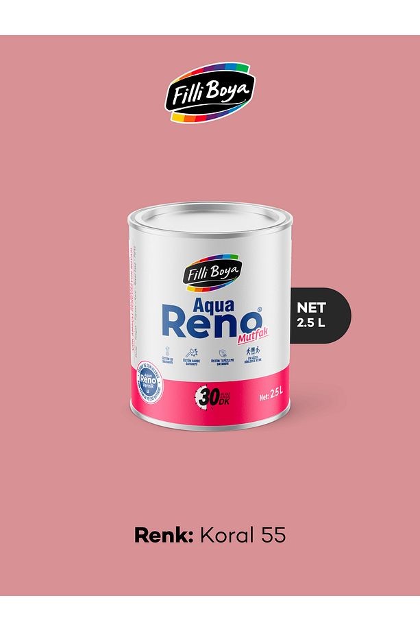 Aqua Reno Mutfak Yenileme Paketi Koral 55