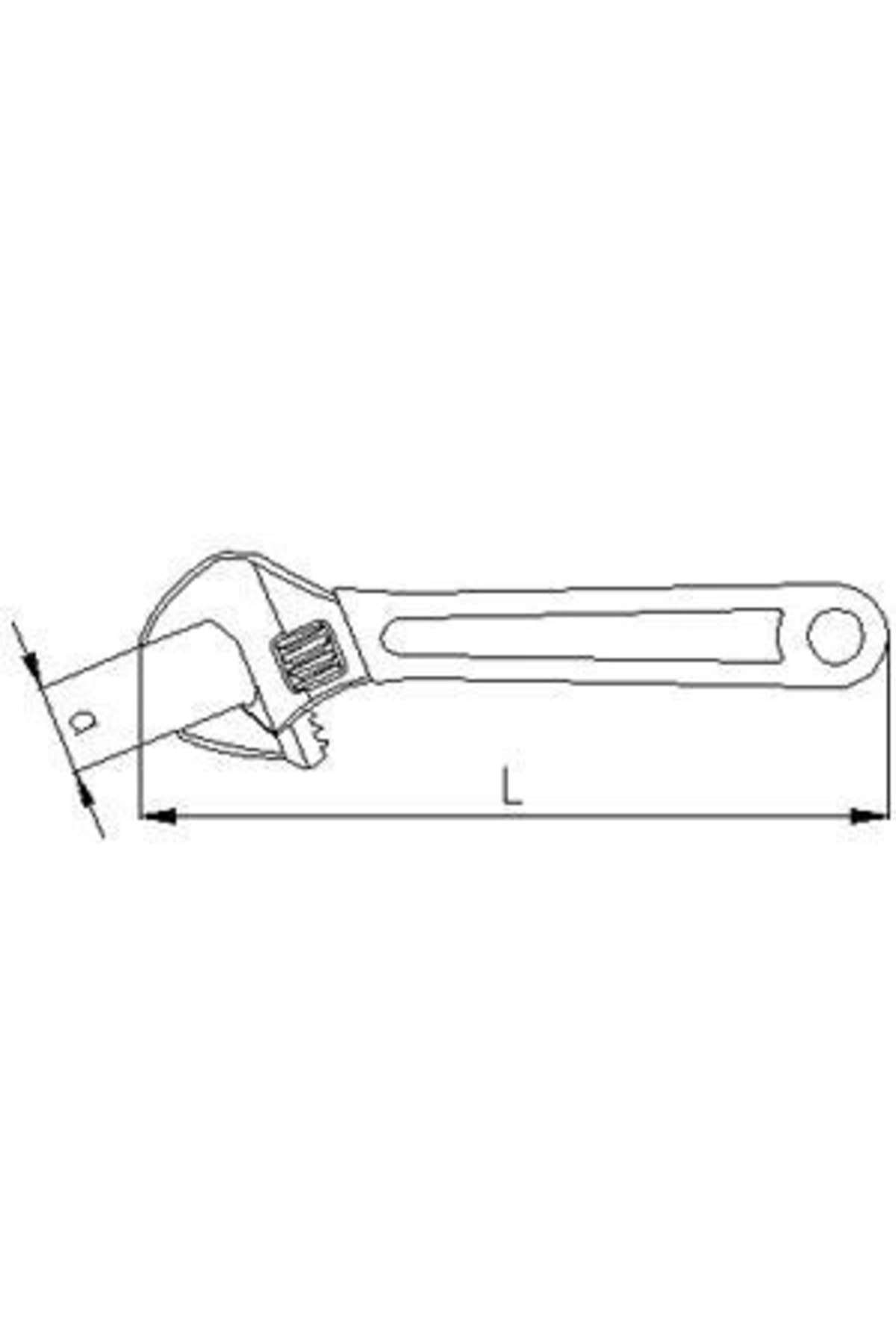 0601 Kurbağacık Anahtar 12'' 34 Mm