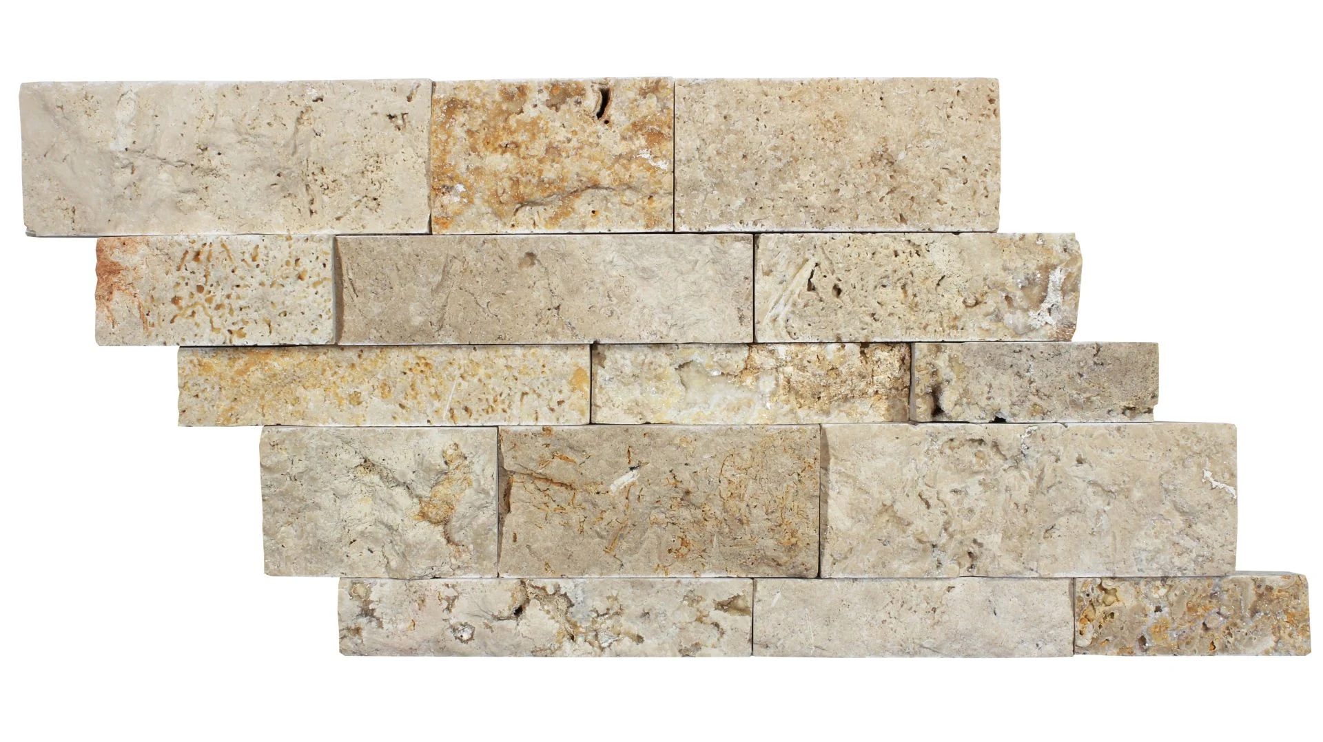 Panel Rustik Traverten Patlatma Mozaik